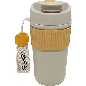 Garrafa Térmica 60585/3 450ML - Bege/Amarelo
