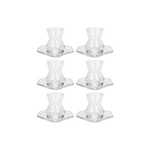 Jogo de Café Turco 6 Xícaras com Pires 100ML