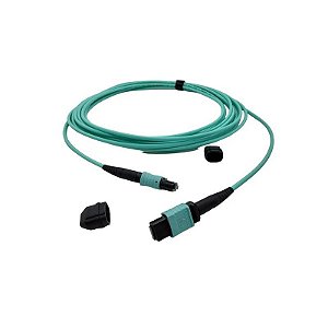 Cabo Patch Fiber Óptico MPO-MPO-MM-5M Modelo Fêmea OM3 50/125 5M