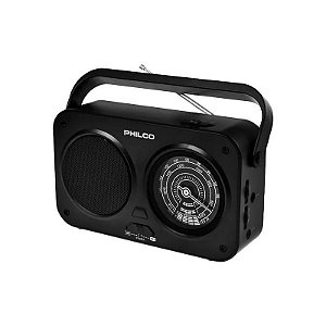 Rádio Portátil Philco PRR1005BT com Bluetooth 120V ~ 60HZ - Preto
