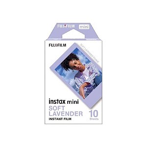 Papel Térmico Fujifilm Instax Mini Soft Lavender - (10 Folhas de Filme)