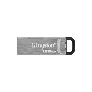 Pendrive Kingston Datatraveler Kyson 128GB USB 3.2 Prata DTKN/128GB