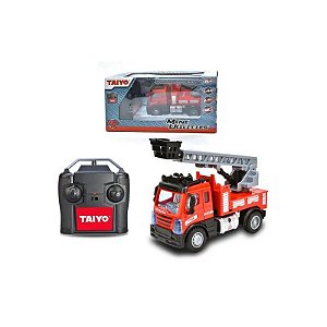 Caminhão de Bombeiros Auto A Control Taiyo Vermelho 1:40