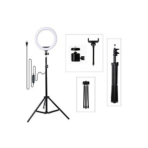 Suporte LED Satellite A-MK10 10" + Tripé 2,10M