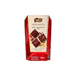 Caixa de Chocolates Nestle Swiss Dark Chocolate Thins Mix 170G