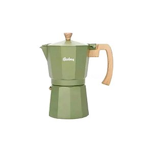 Cafeteira Italiana Hudson de Alumínio Olive Capacidade 9 Xícaras