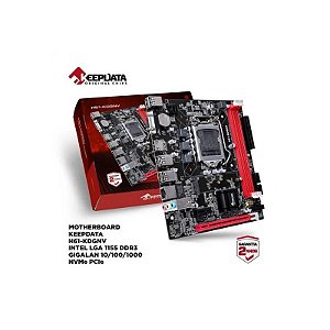 Placa-mãe 1155 Keepdata H61-KDGNV DDR3/HDMI/VGA/M.2