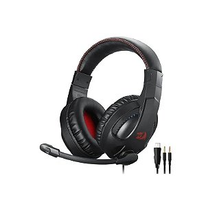 Fone P2 Redragon H211-RGB c/Microfone Cronus Preto