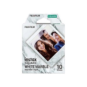 Papel Térmico Fujifilm Instax Square White Marble - (10 Folhas de Filme)