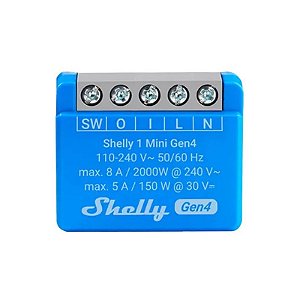 Interruptor Inteligente Shelly GEN4 Mini 8A 110-240V FG3800238070786