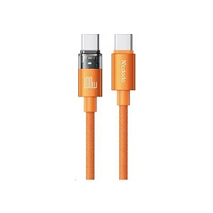 Cabo Mcdodo CA-5585 USB-C para USB-C 1,2 Metros - Laranja