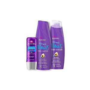 Kit Aussie Miracle Moist Shampoo 360ml + Condicionador 360ml + Máscara 236ml