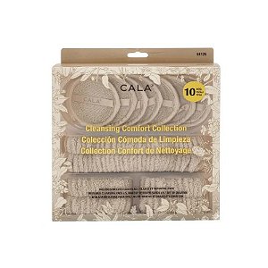 Kit de Limpeza Facial Cala Conforto Baunilha Quente 10 Peças