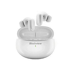 Fone Bluetooth Earphone Blackview Airbuds 30 Sem Fio, Branco, True Wireless
