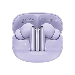 Fone de ouvido QCY Melobuds N50 TWS Bluetooth - Roxo