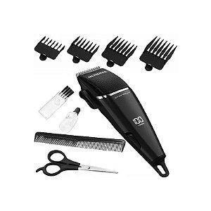 Máquina de Cortar Cabelo Portátil Mondial Smartcut CR-11 - Preta
