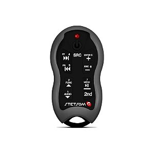 Controle Remoto Stetsom SX2 - Longa Distância - Universal - 500M - Preto e Cinza