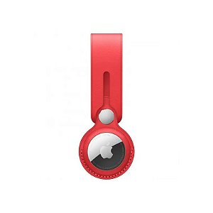 Estojo Protetor Apple para Airtag Leather Loop MK0V3ZM/A - Vermelho