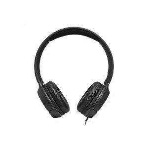 Fone JBL Tune 500 Pure Bass com Cabo Preto 3.5MM