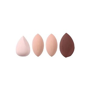 Kit de Esponjas de Maquiagem Beauty Creations Vamos Ser Chocotásticos - 4 Peças