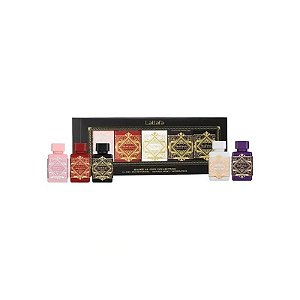 Kit Perfumes Miniatura Lattafa Bade'e Al Oud Coleção Eau de Parfum (EdP) Unissex - 5x5ml