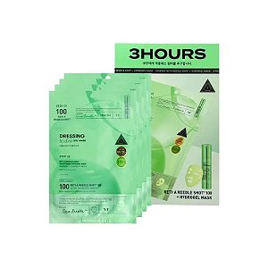 Máscara Facial VT Cosmetics Reti-A Reed Shot 100 Hidrogel de Duas Etapas - 4 Unidades