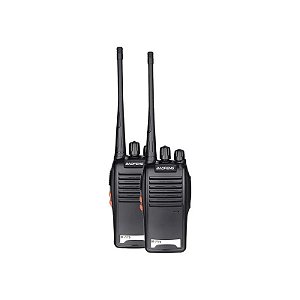 Rádio Comunicador Baofeng BF-777S 5 W UHF 400-470 MHz - Preto 2 Peças