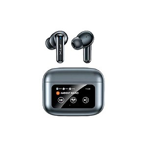 Fone de Ouvido FTX E56L-GY - Bluetooth - Tela Sensível ao Toque - Cinza