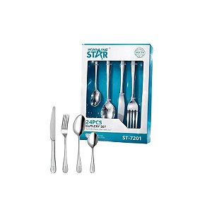 Jogo de Talheres Winningstar ST-7201 - 24 Peças
