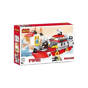 Caminhão de Bombeiros Fireboat 4173 (316 Peças)
