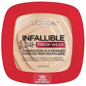 Pó Compacto L'Oréal Infallible Fresh Wear 130 True Beige - 9g