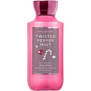 Loção Corporal Bath & Body Works Twisted Pepper Mint - 236mL