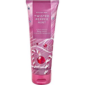 Loção Corporal Bath & Body Works Twisted Pepper Mint - 236mL