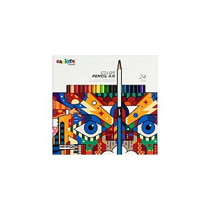 Lápis de Cor Carioca Plus 4.0 - 45203 (24 cores)