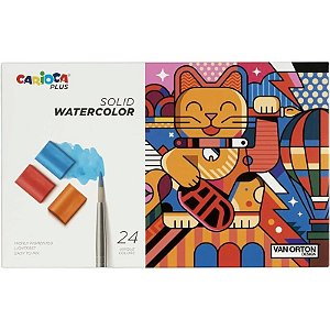Jogo de Aquarelas Carioca - 4521 (24 cores)
