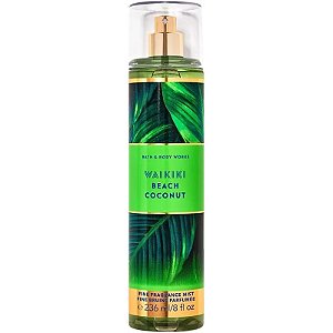 Spray Corporal de Fragrância Fina Bath & Body Works Waikiki Beach Coconut - 236mL