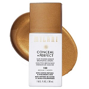 Bronzeador Líquido Milani Conceal + Perfect 120 Medium - 30mL
