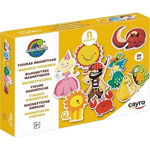 Jogo de Figuras Magnéticas Cayro 876 (35 Peças)
