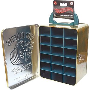 Estojo Metálico Vintage Hot Wheels Intek - HWCC22G