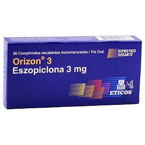 Comprimidos de Eszoplicona Orizon 3 3mg (30 Comprimidos)