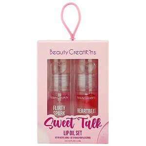Kit Óleo Labial Beauty Creations Sweet Talk (2 Cores de 4.5mL)