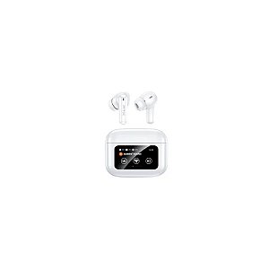 Fone de ouvido FTX E56L-WH Bluetooth com Microfone, Cancelamento de Ruído Ativo, Toque, IPX6 Branco