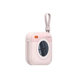 Carregador Portátil Sem Fio G-Tide Multi X1 10.000MAH Lightning/USB-C 20W - Rosa