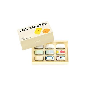 Fita Térmica de Etiquetas para Impressão D11 Tag Master 9 Rolos Coloridos