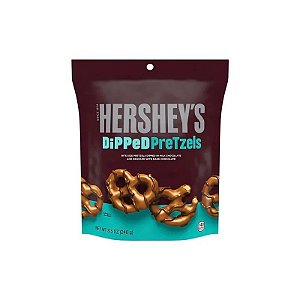Pacote de Pretzels Hersheys com Cobertura de Chocolate Ao Leite 240G