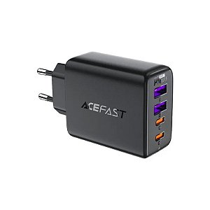 Carregador Acefast A61 45W USB-C X2 + USB-A X2 Preto