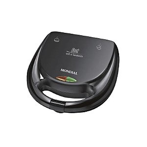 Sanduicheira Mondial Fast Grill S-12 - 750W - 110V - Preta