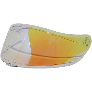 Viseira para Capacete P7 Revo Brilhante LV Cool - Dourada