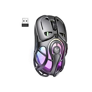 Mouse Gamer Onikuma DM02 RGB Sem Fio Cinza