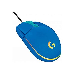 Mouse Logitech G203 para Jogos Azul 910-005795